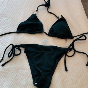 Green Triangle Bikini Set brand new by SHEIN size large